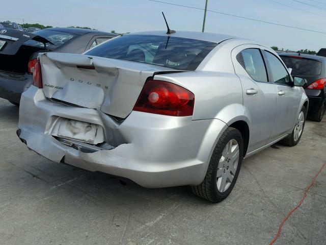 1B3BD4FB5BN609072 - 2011 DODGE AVENGER EX SILVER photo 4