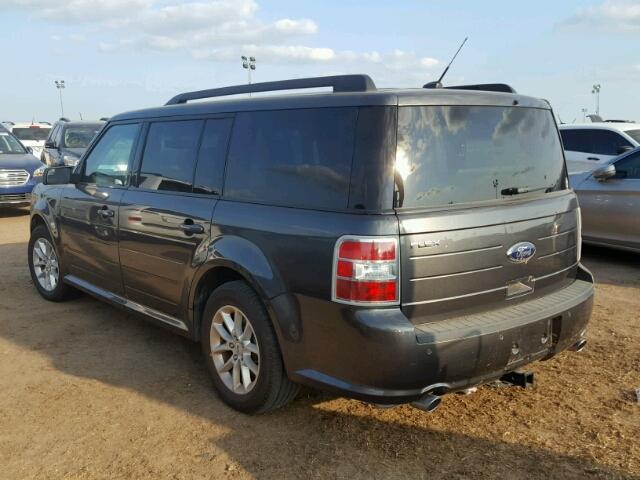 2FMGK5B82FBA04322 - 2015 FORD FLEX GRAY photo 3