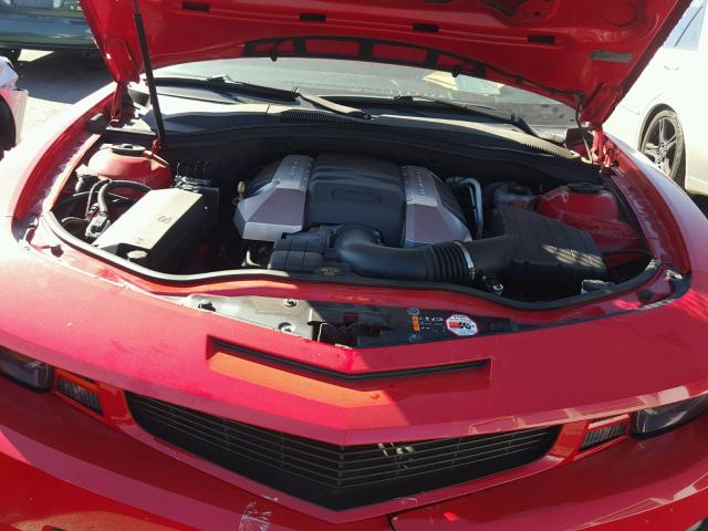 2G1FK1EJ6D9205791 - 2013 CHEVROLET CAMARO 2SS RED photo 7