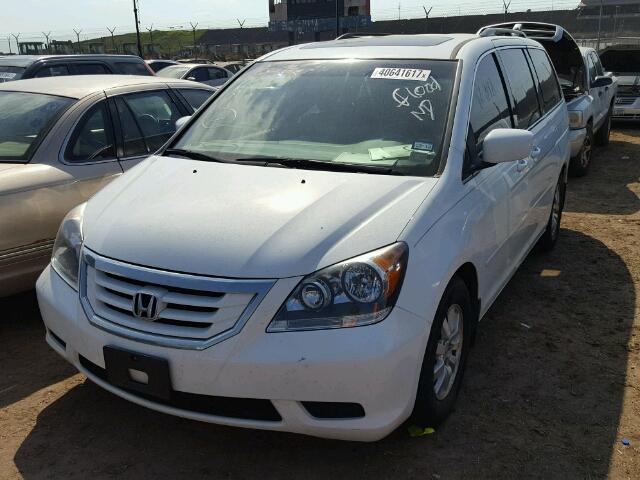 5FNRL3H66AB069304 - 2010 HONDA ODYSSEY EX WHITE photo 2