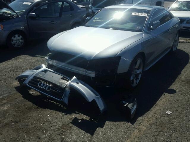 WAUWFAFR1BA014262 - 2011 AUDI A5 PRESTIG GRAY photo 2