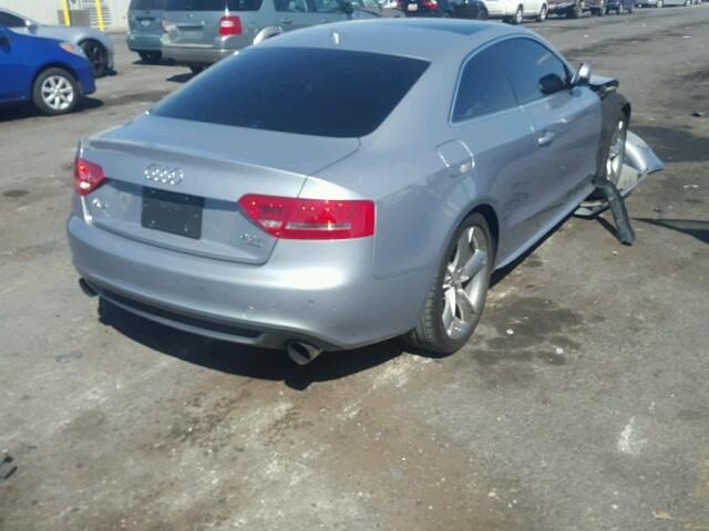 WAUWFAFR1BA014262 - 2011 AUDI A5 PRESTIG GRAY photo 4