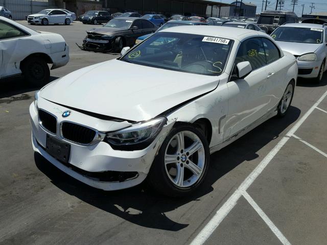 WBA3V5C5XF5A79174 - 2015 BMW 428 I WHITE photo 9