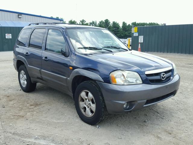 4F2CZ96184KM14998 - 2004 MAZDA TRIBUTE ES BLUE photo 1