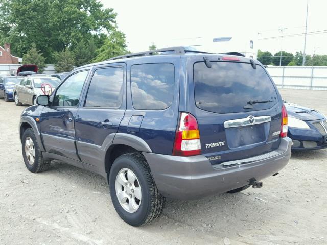 4F2CZ96184KM14998 - 2004 MAZDA TRIBUTE ES 蓝色 照片 3