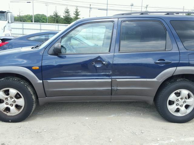 4F2CZ96184KM14998 - 2004 MAZDA TRIBUTE ES BLUE photo 9