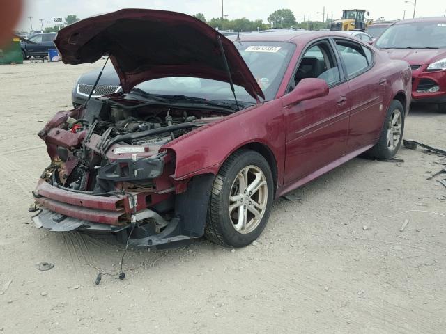 2G2WR524741135827 - 2004 PONTIAC GRAND PRIX MAROON photo 1