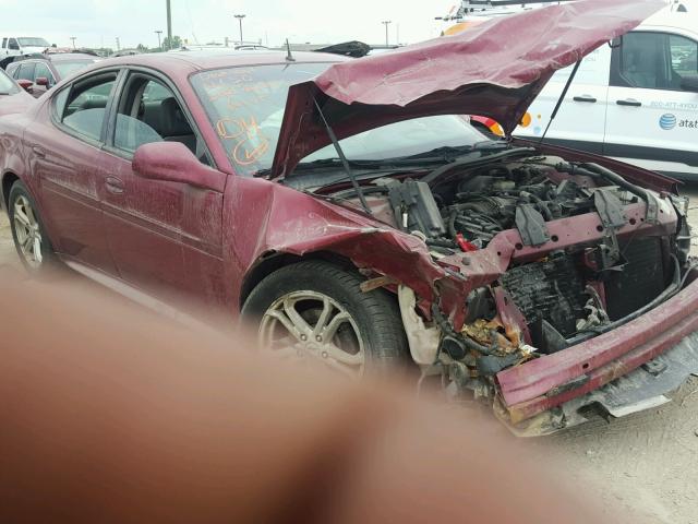 2G2WR524741135827 - 2004 PONTIAC GRAND PRIX MAROON photo 2