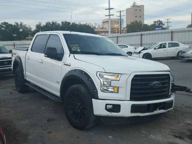 1FTEW1CP9FFB87523 - 2015 FORD F150 SUPER WHITE photo 1