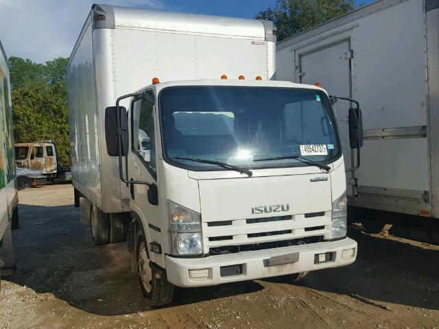 54DC4W1B2ES801993 - 2014 ISUZU NPR HD WHITE photo 1