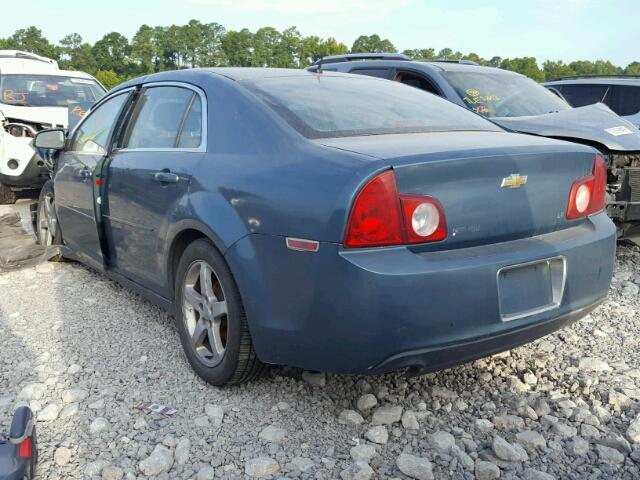 1G1ZG57B09F251143 - 2009 CHEVROLET MALIBU LS Dəniz mavisi foto 3