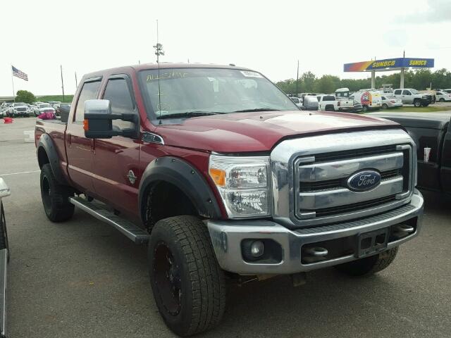 1FT7W2BT6FEA18336 - 2015 FORD F250 SUPER BURGUNDY photo 1