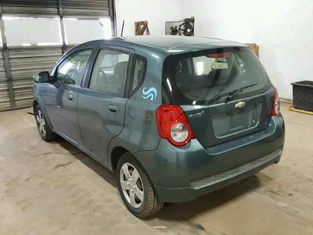 KL1TD6DEXAB129824 - 2010 CHEVROLET AVEO LS BLUE photo 3