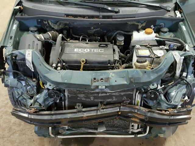 KL1TD6DEXAB129824 - 2010 CHEVROLET AVEO LS BLUE photo 7