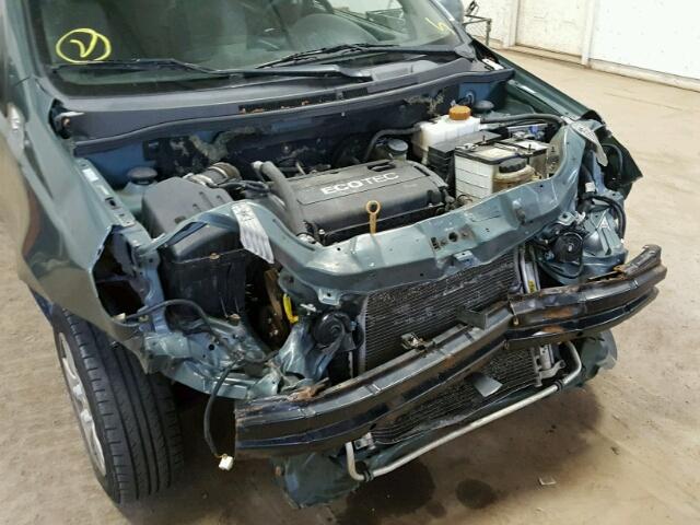 KL1TD6DEXAB129824 - 2010 CHEVROLET AVEO LS BLUE photo 9