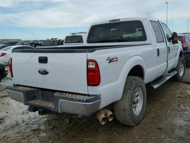 1FT7W2BT3CEA87772 - 2012 FORD F250 WHITE photo 4