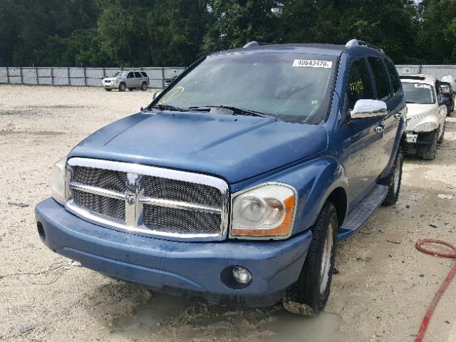 1D4HD38K54F241816 - 2004 DODGE DURANGO ST BLUE photo 2