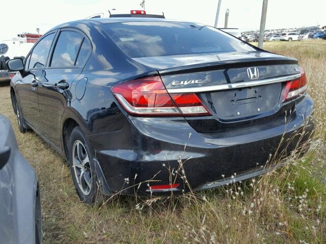 19XFB2F78FE068339 - 2015 HONDA CIVIC SE BLACK photo 3