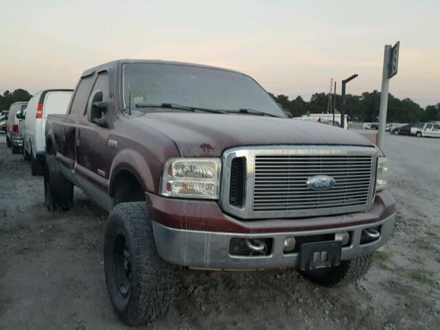 1FTSW21P06EB78310 - 2006 FORD F250 SUPER MAROON photo 1