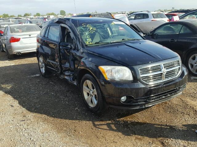 1B3CB3HA5BD143593 - 2011 DODGE CALIBER BLACK photo 1