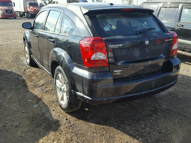 1B3CB3HA5BD143593 - 2011 DODGE CALIBER BLACK photo 3