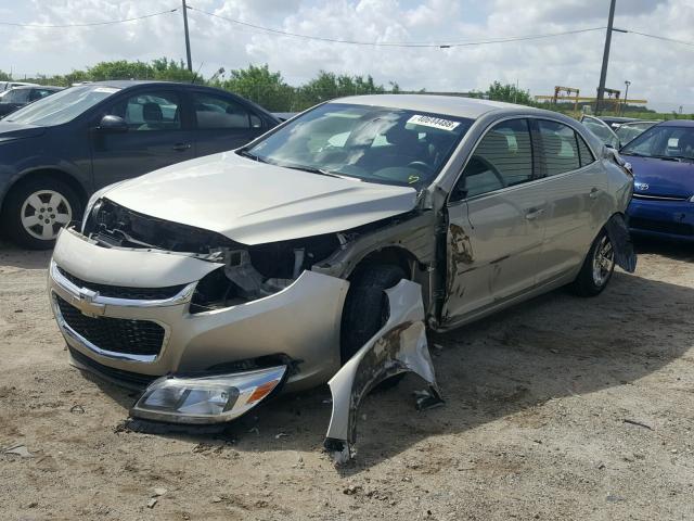 1G11B5SL5EF205135 - 2014 CHEVROLET MALIBU LS თაფლისფერი ფოტო 2