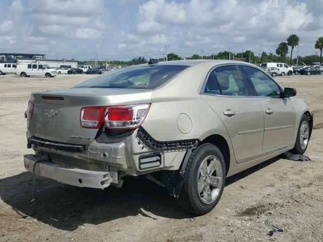 1G11B5SL5EF205135 - 2014 CHEVROLET MALIBU LS თაფლისფერი ფოტო 4