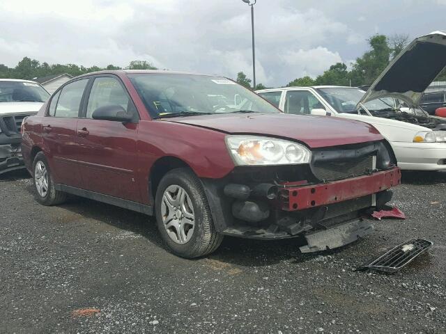1G1ZS51F46F104734 - 2006 CHEVROLET MALIBU LS RED photo 1