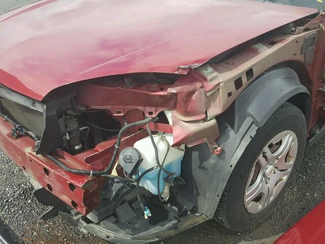 1G1ZS51F46F104734 - 2006 CHEVROLET MALIBU LS RED photo 9