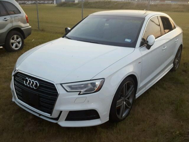 WAUJ8GFF4H1039842 - 2017 AUDI A3 WHITE photo 2