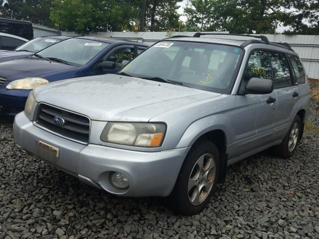 JF1SG65614H739315 - 2004 SUBARU FORESTER 2 SILVER photo 2
