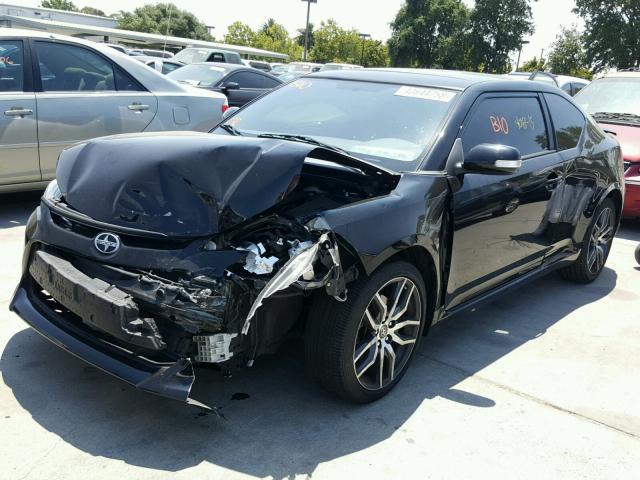 JTKJF5C77FJ009802 - 2015 TOYOTA SCION TC 黑色 照片 2