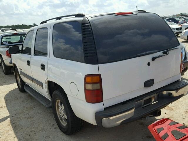 1GNEC13Z93R167266 - 2003 CHEVROLET TAHOE WHITE photo 3