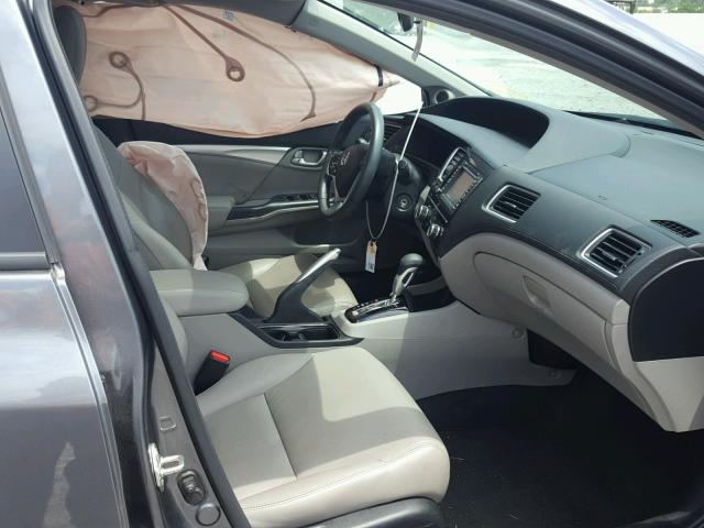 19XFB2F93DE078601 - 2013 HONDA CIVIC EXL 灰色 照片 5