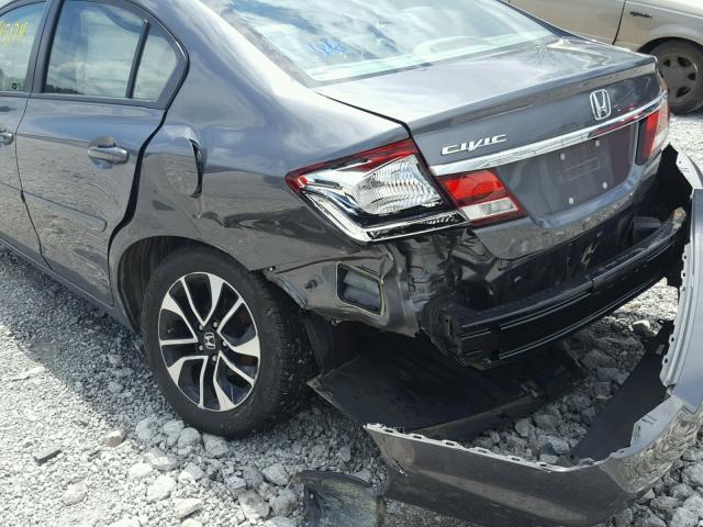 19XFB2F93DE078601 - 2013 HONDA CIVIC EXL 灰色 照片 9