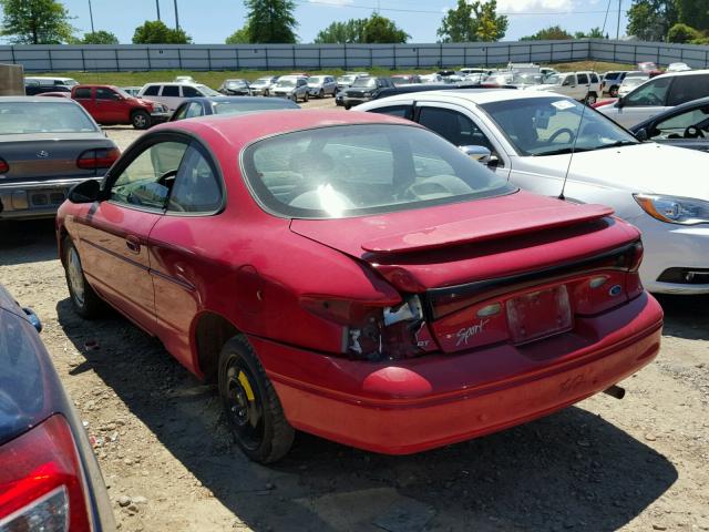 3FAKP1138XR163613 - 1999 FORD ESCORT ZX2 RED photo 3
