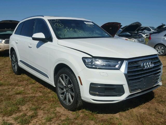 WA1LHAF74HD044372 - 2017 AUDI Q7 PREMIUM WHITE photo 1