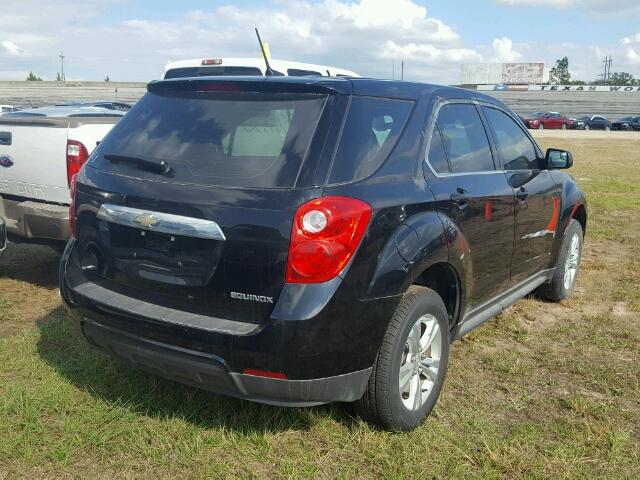 2GNALAEK5E6366747 - 2014 CHEVROLET EQUINOX LS BLACK photo 4