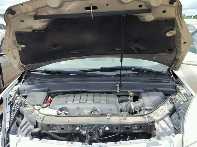 5GZLRVED9AJ135094 - 2010 SATURN OUTLOOK XR ბეჟი ფოტო 7