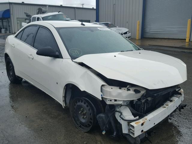 1G2ZF57B984158128 - 2008 PONTIAC G6 VALUE L WHITE photo 1