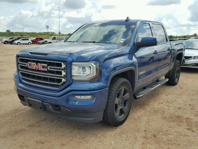 3GTP1MECXHG233316 - 2017 GMC SIERRA BLUE photo 2