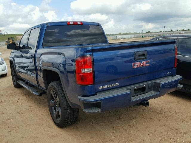 3GTP1MECXHG233316 - 2017 GMC SIERRA BLUE photo 3