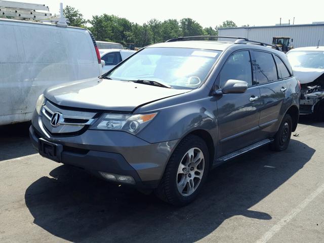 2HNYD28227H521777 - 2007 ACURA MDX GRAY photo 2