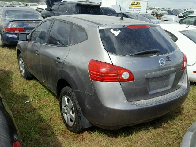 JN8AS58T49W047167 - 2009 NISSAN ROGUE S SILVER photo 3