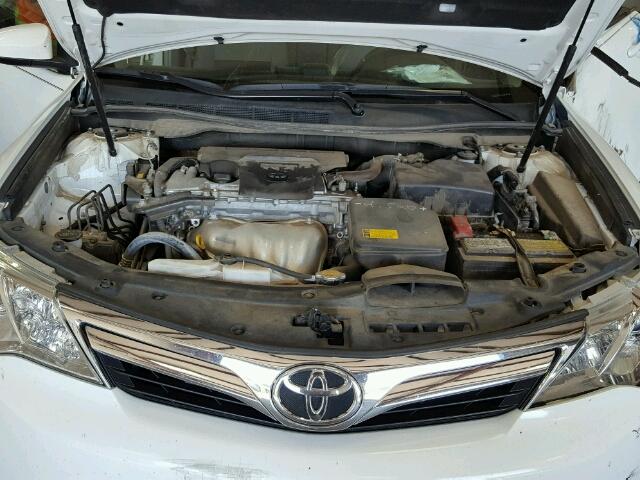 4T1BF1FK8CU605110 - 2012 TOYOTA CAMRY BASE WHITE photo 7