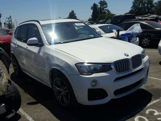 5UXWZ7C30H0V90208 - 2017 BMW X3 SDRIVE2 WHITE photo 1