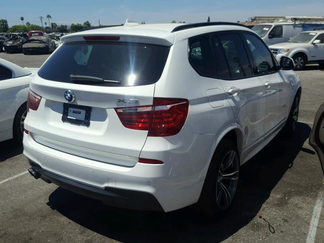 5UXWZ7C30H0V90208 - 2017 BMW X3 SDRIVE2 WHITE photo 4