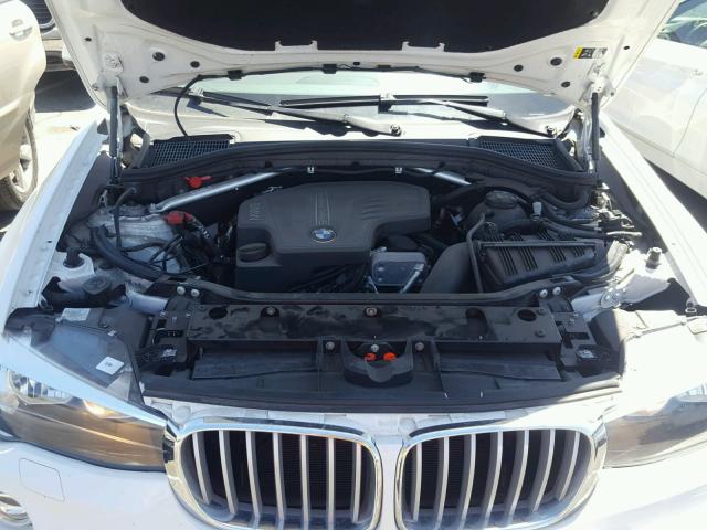 5UXWZ7C30H0V90208 - 2017 BMW X3 SDRIVE2 WHITE photo 7