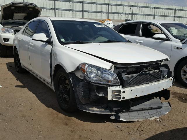 1G1ZH57B784279030 - 2008 CHEVROLET MALIBU 1LT WHITE photo 1
