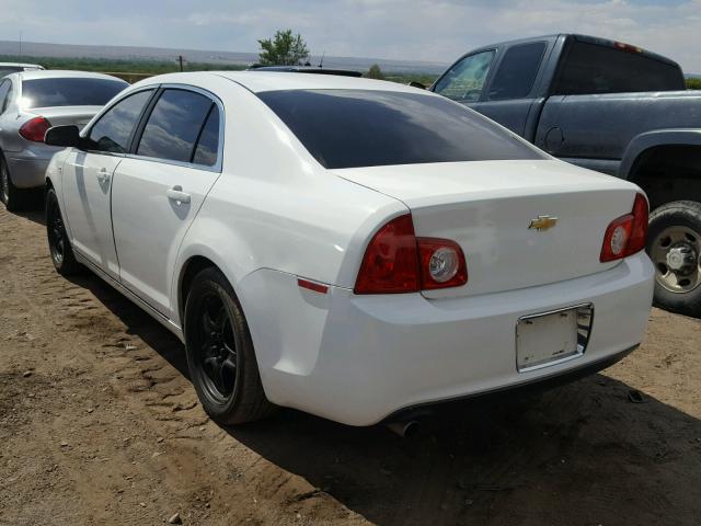 1G1ZH57B784279030 - 2008 CHEVROLET MALIBU 1LT WHITE photo 3